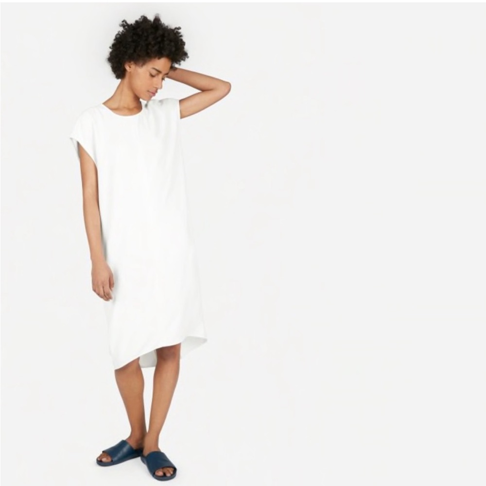 EVERLANE Japanese GoWeave Cocoon Midi Dress, 0